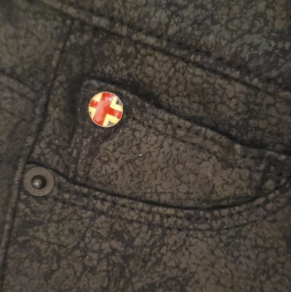 💚5/$25 Hudson Black Crackle “Nico Super Skinny” Mid Rise Pants Size 24 - Picture 6 of 11